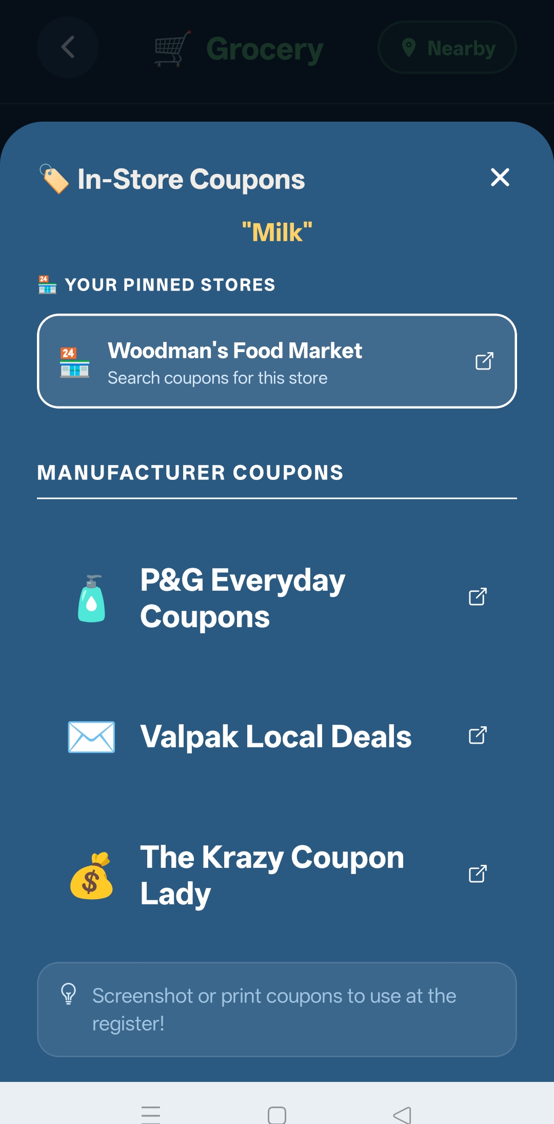 Order Online from Any Item